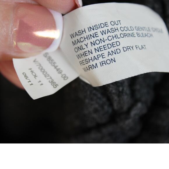 Gap Mens Large Sweater Jacket Button Up Shawl Collar Wool Blend Gray Cardigan - Picture 6 of 7